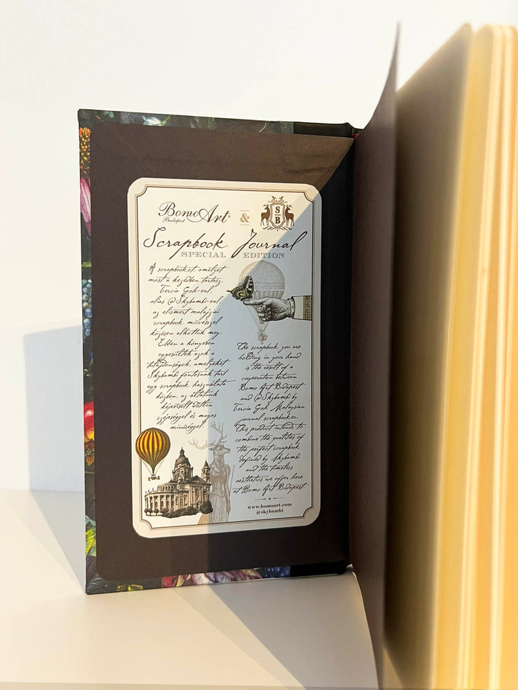 CUADERNO SCRAPBOOK JOURNAL SKYBAMBY X BOMO DAHLIAS