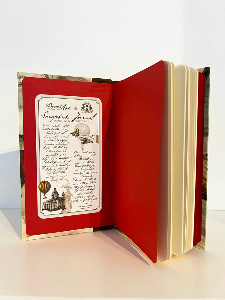CUADERNO SCRAPBOOK JOURNAL SKYBAMBY X BOMO GLOBOS