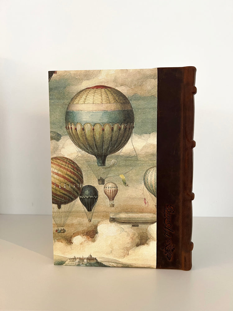 CUADERNO A5 Globos Marrón