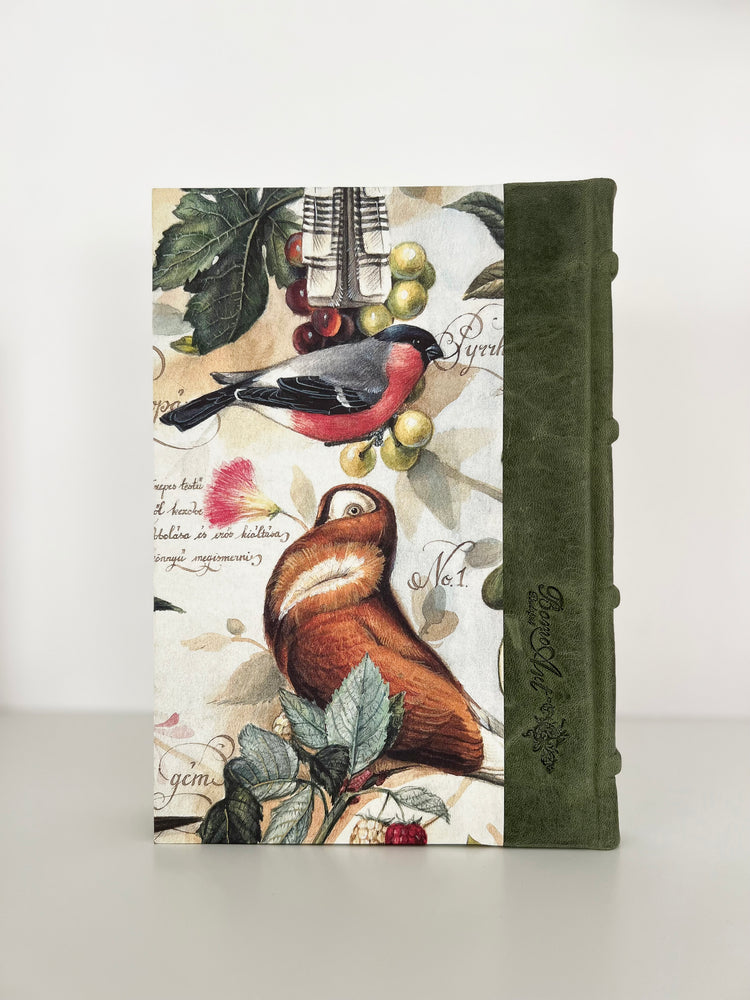 CUADERNO A5 Aves y Fruta Verde