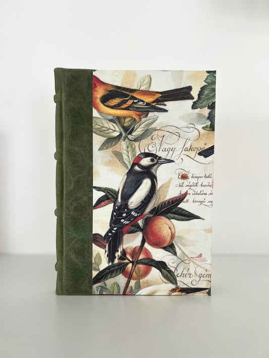 CUADERNO A5 Aves y Fruta Verde